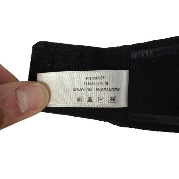 Ellen Tracy Strapless Bra NWT Black 36C Convertible w/ Straps Minor Flaw - Picture 6 of 9